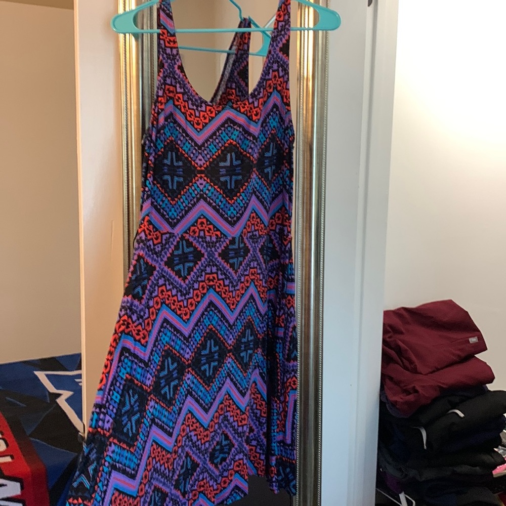 Shirt printed dress from Express. Size large